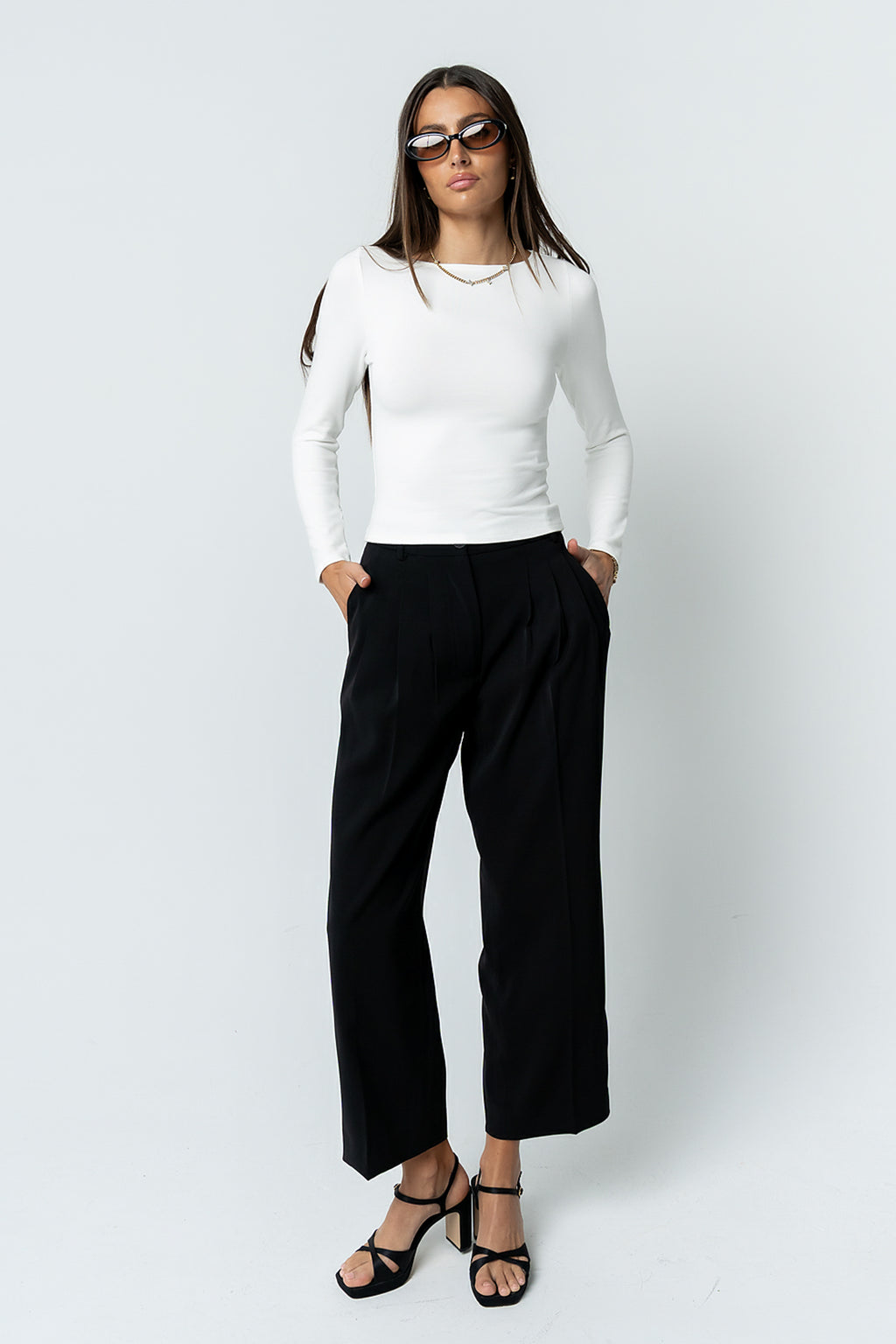 Andrea Pleated Trouser