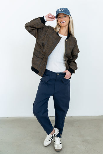 Lennie Cropped Barrel Pants