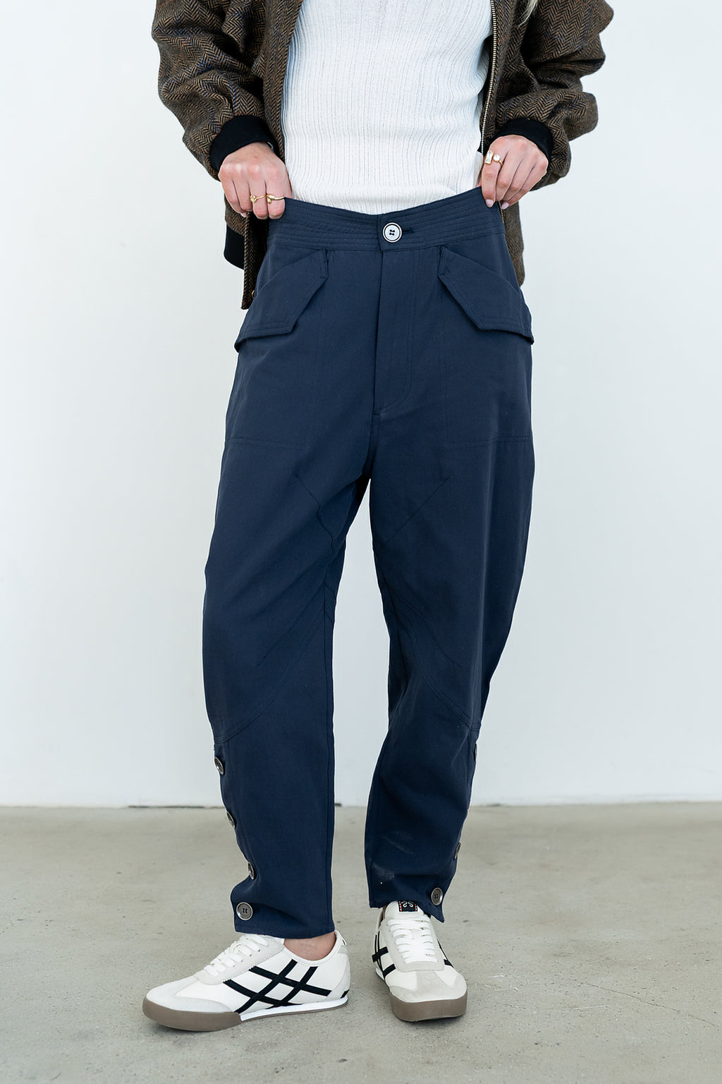 Lennie Cropped Barrel Pants