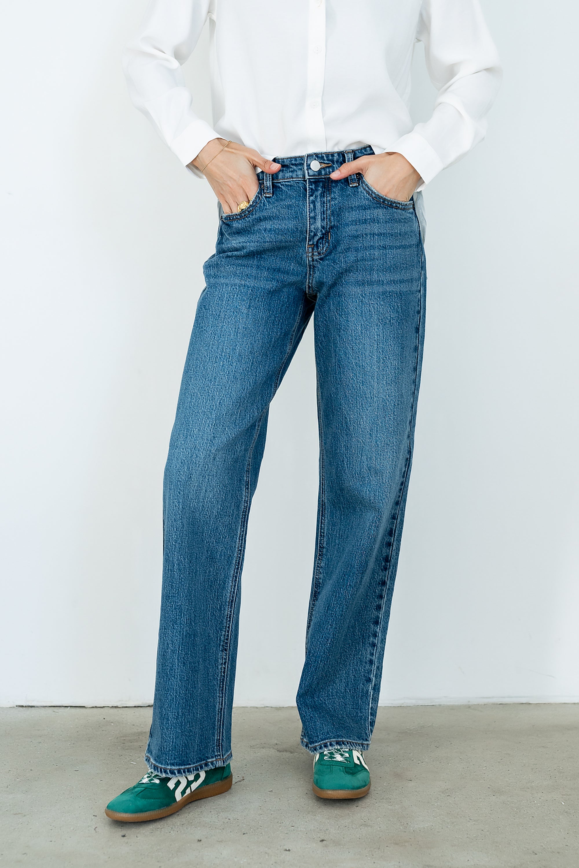 Marshall Straight Leg Jeans in Dark Wash - FINAL SALE