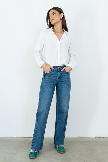 Marshall Straight Leg Jeans in Dark Wash