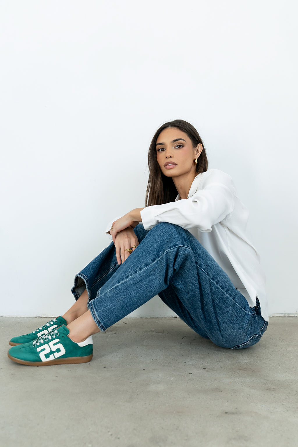 Kelly Retro Sneakers in Green