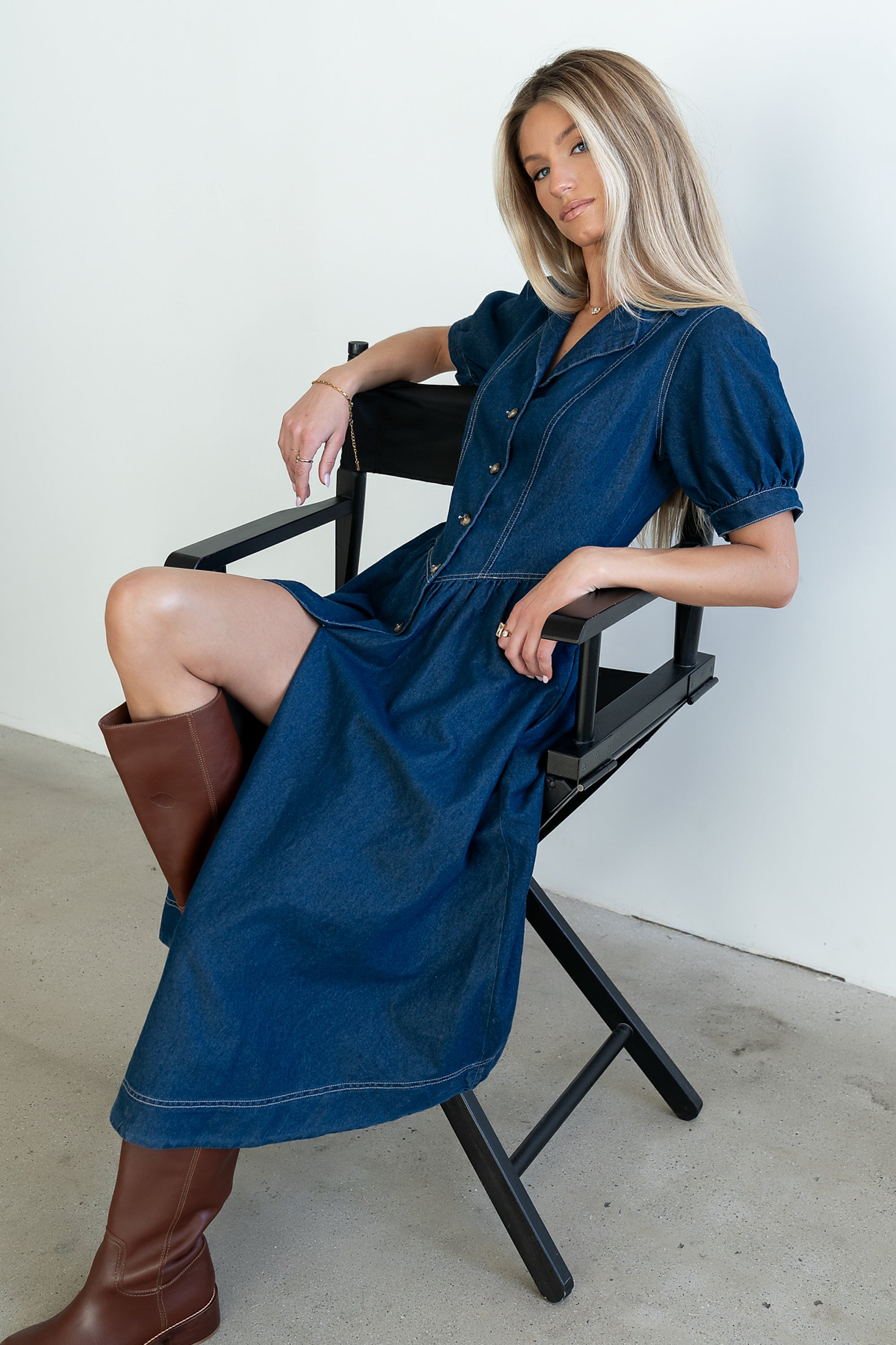 Ivan Denim Midi Dress FINAL SALE Ivan Denim Midi Dress FINAL SALE