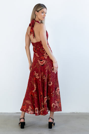Tracey Halter Maxi Dress