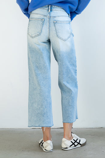 Colette Wide Leg Jeans in Light Wash