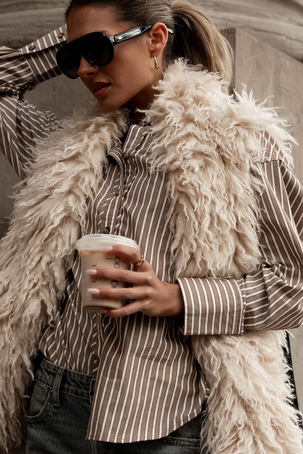 Ginny Striped Button Up - FINAL SALE