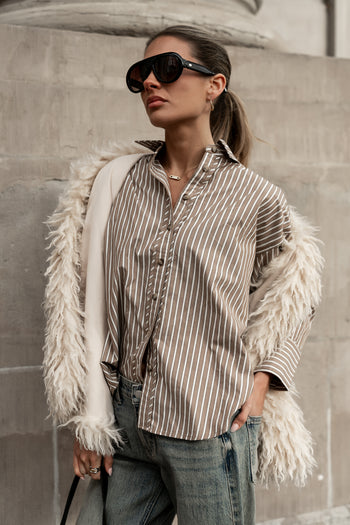 Ginny Striped Button Up - FINAL SALE