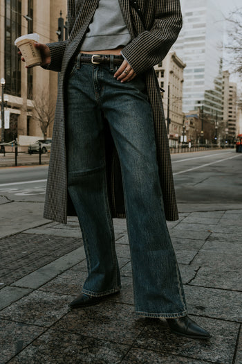 Marshall Straight Leg Vintage Jeans in Dark Wash - FINAL SALE