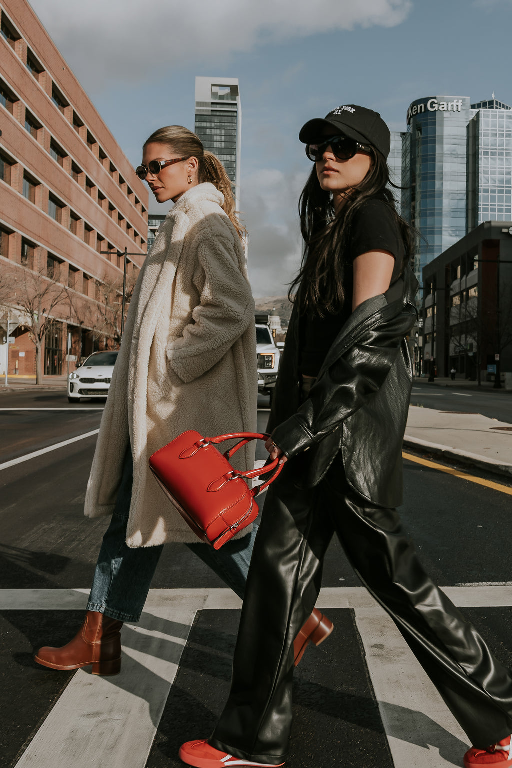 Bruno Vegan Leather Shacket - FINAL SALE