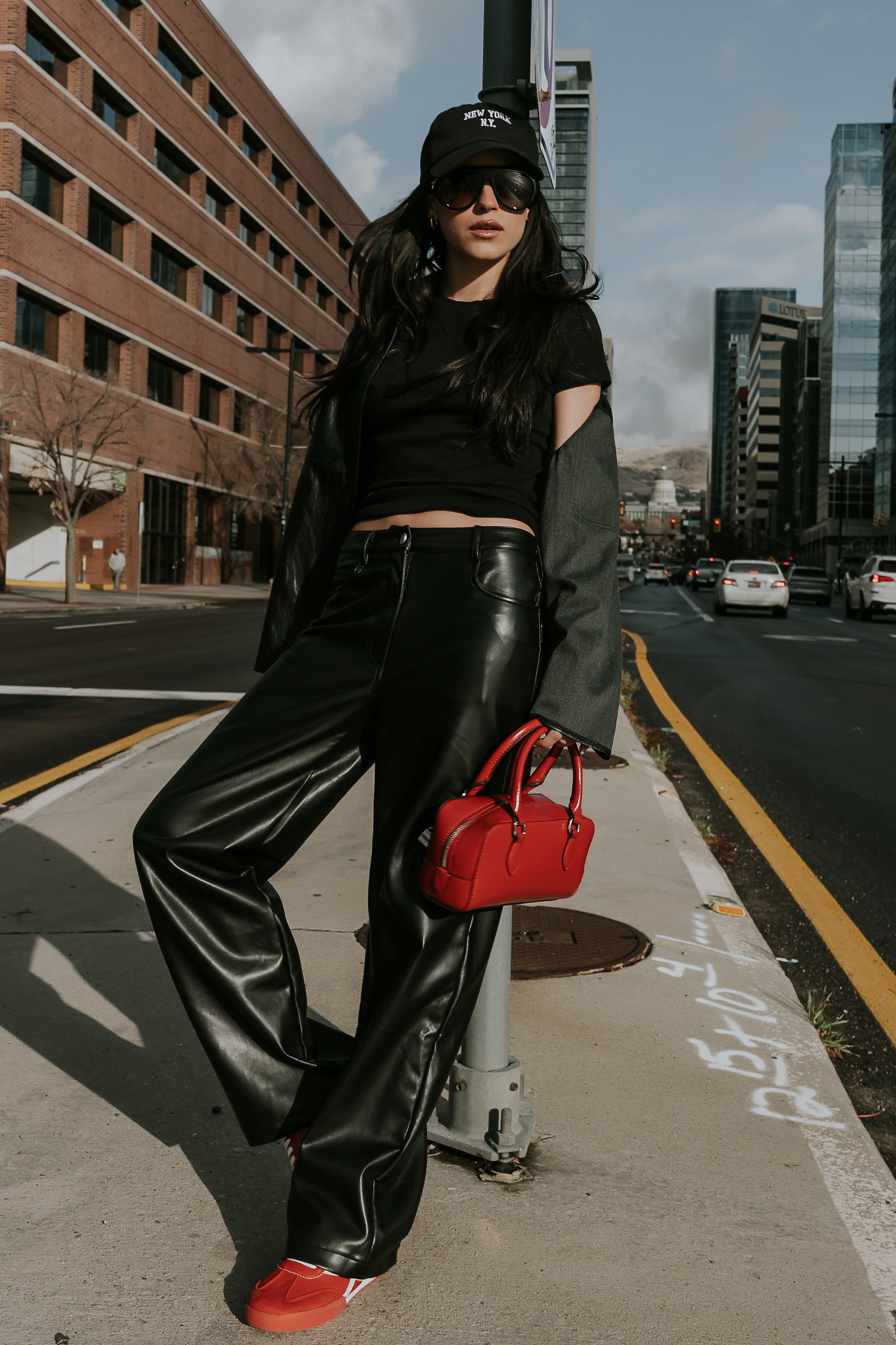 Dayna Vegan Leather Pants - FINAL SALE