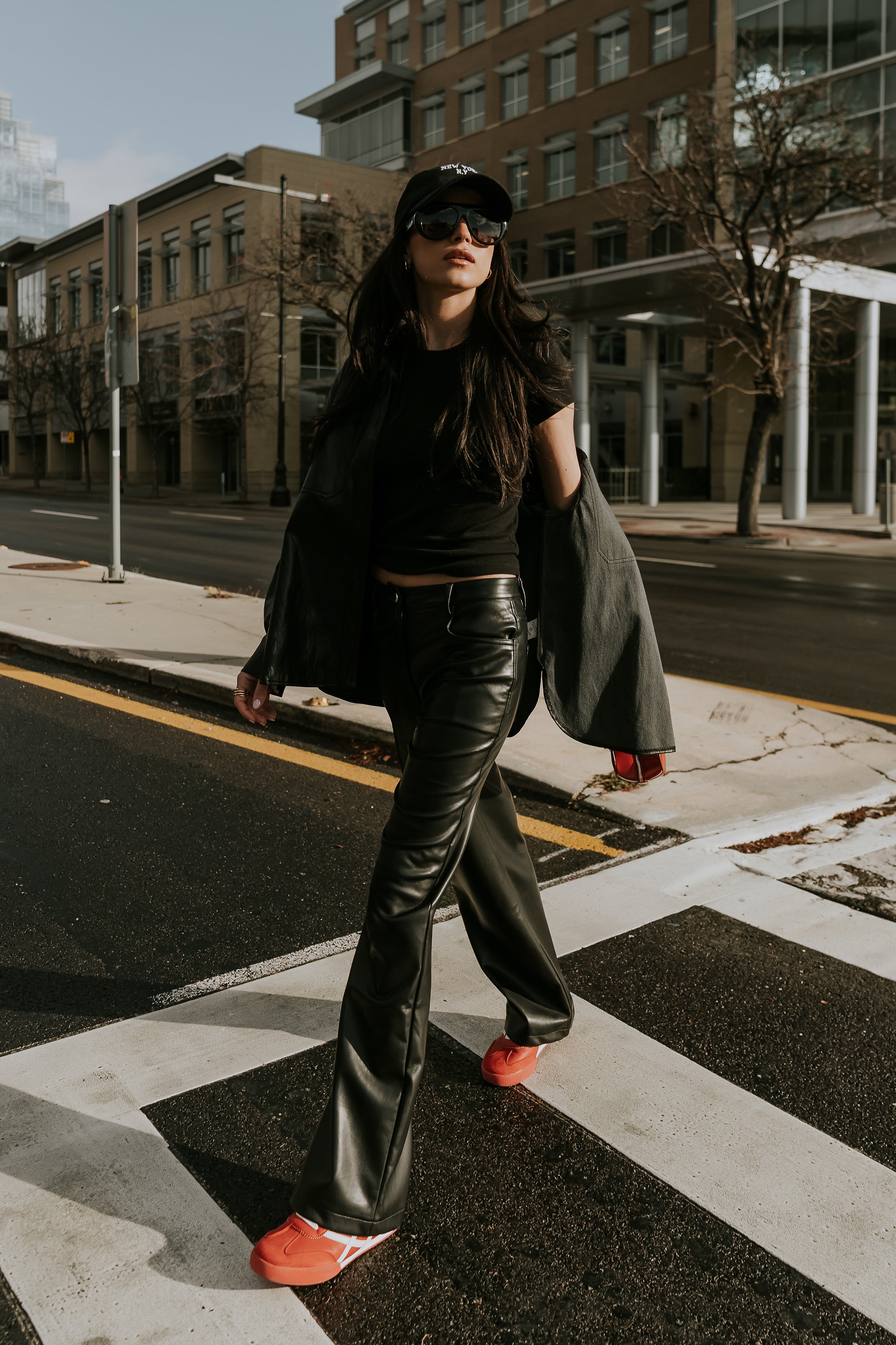 Dayna Vegan Leather Pants - FINAL SALE