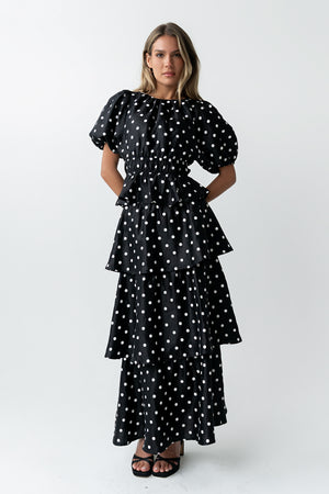 Terri Polka Dot Maxi Skirt - FINAL SALE