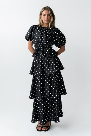 Terri Polka Dot Maxi Skirt - FINAL SALE