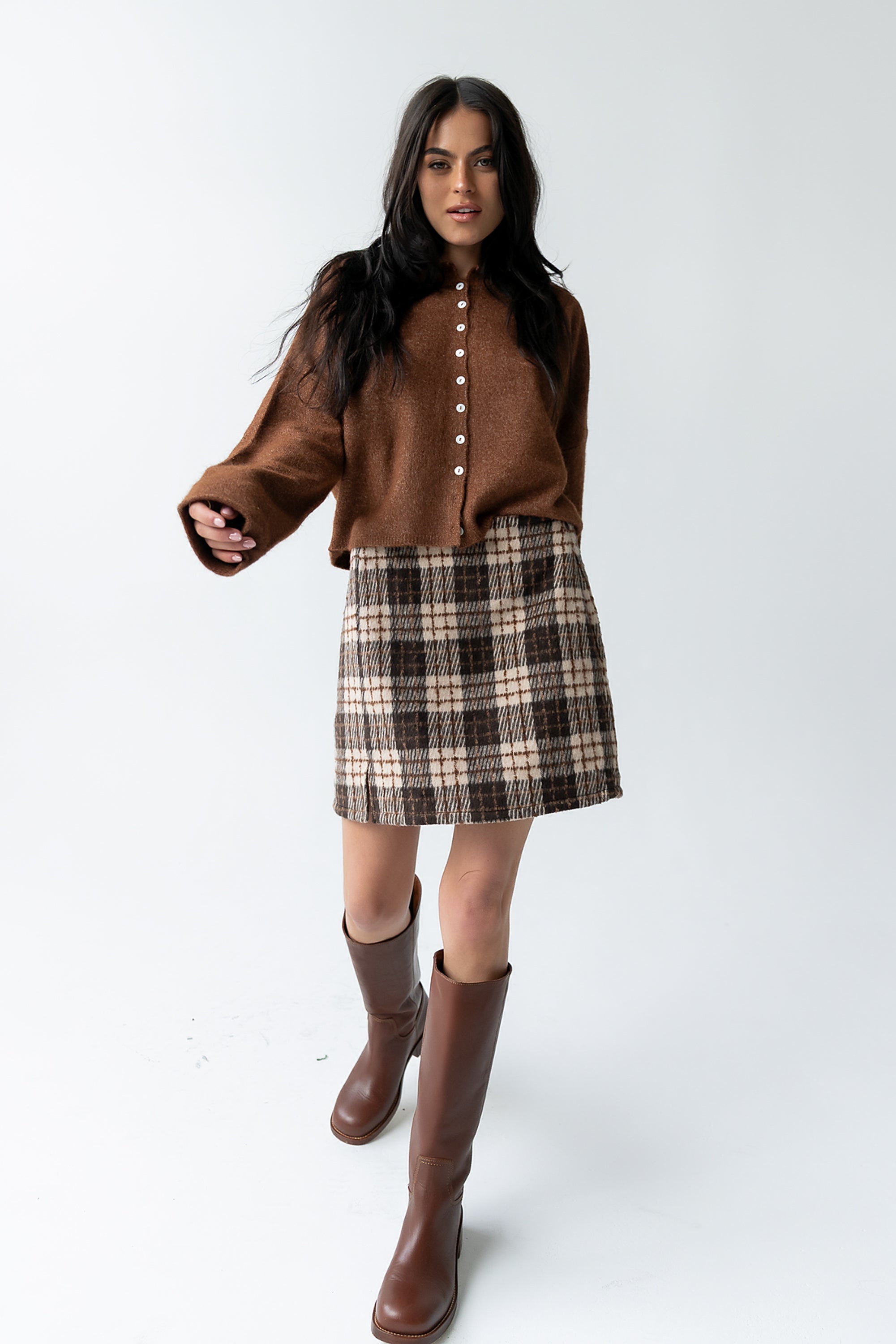 Kelsey Vegan Leather Mini Skirt - FINAL SALE