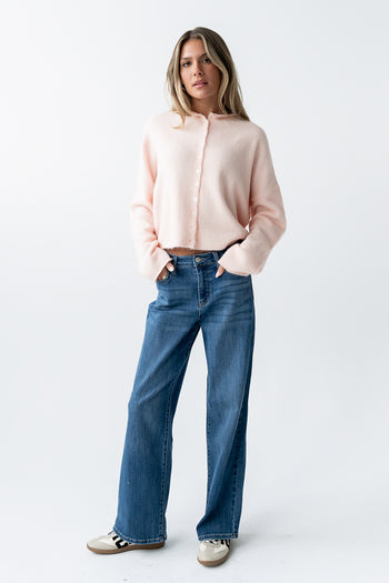 Maci Cardigan in Pink