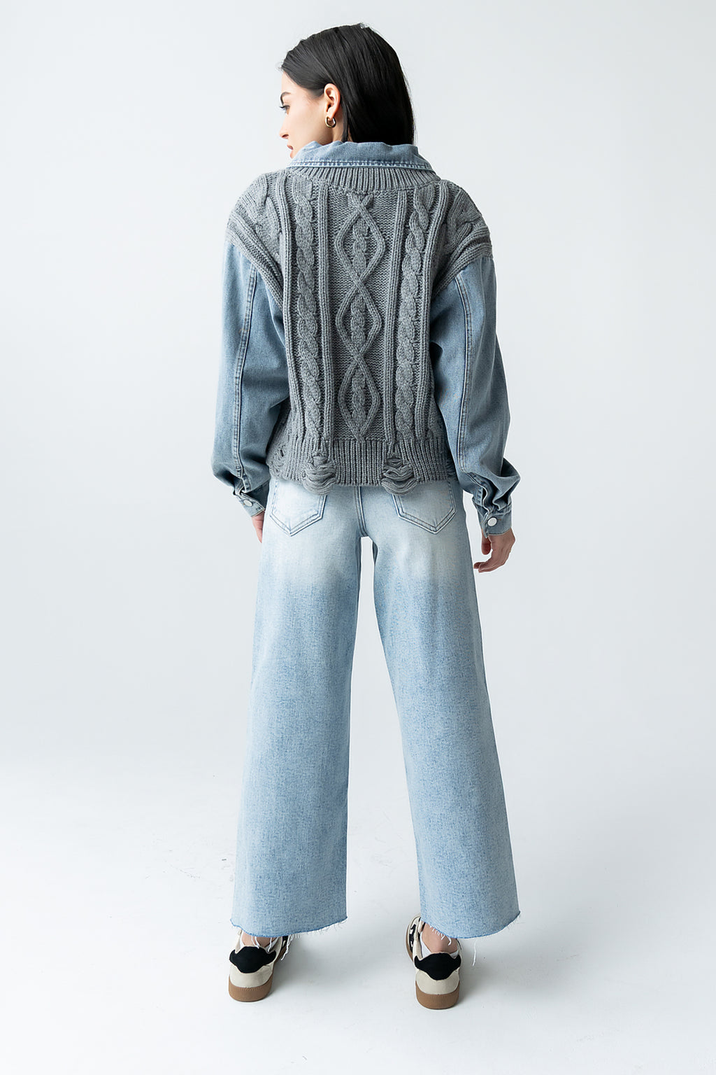 Selena Mixed Media Sweater - FINAL SALE