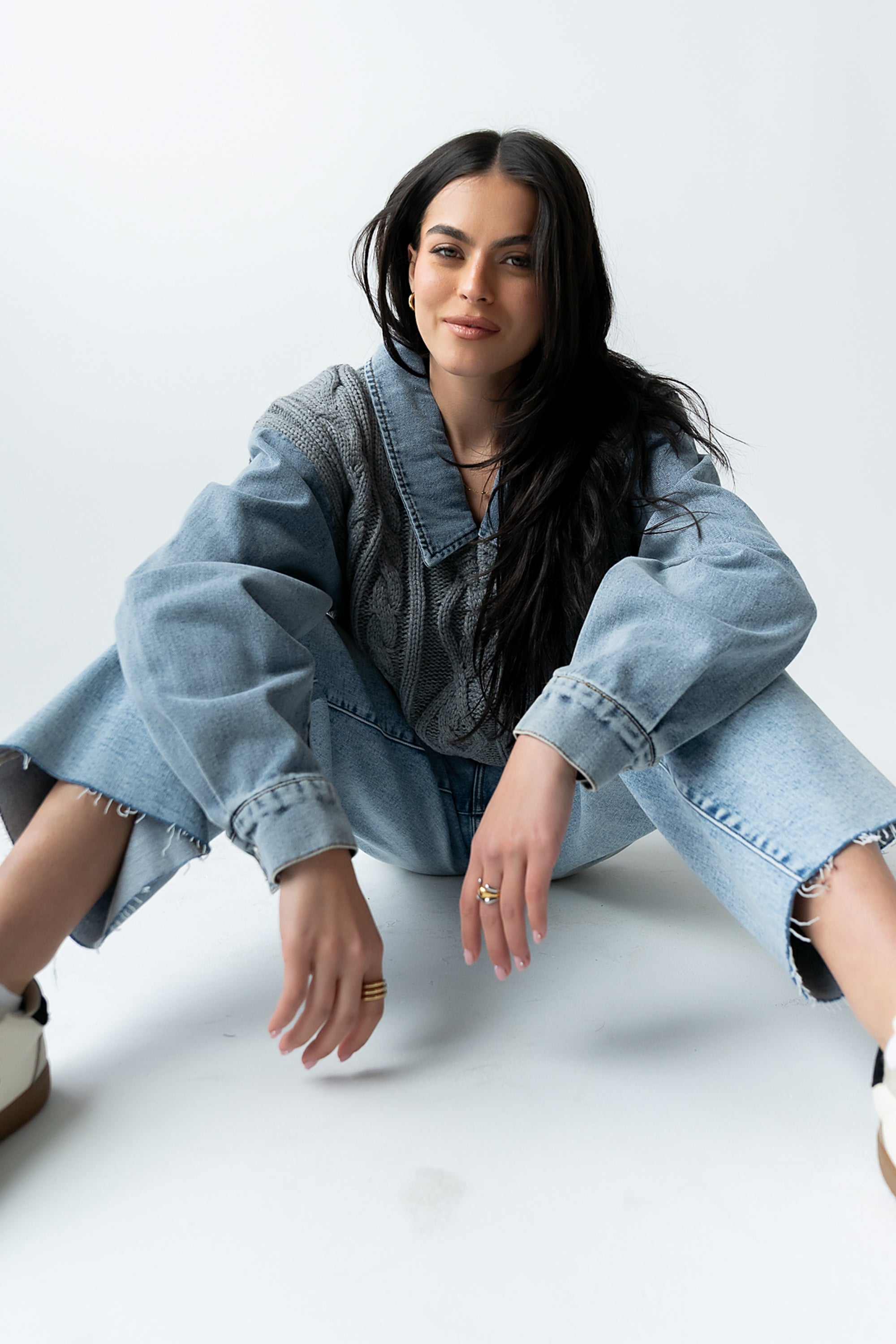 Selena Mixed Media Sweater - FINAL SALE