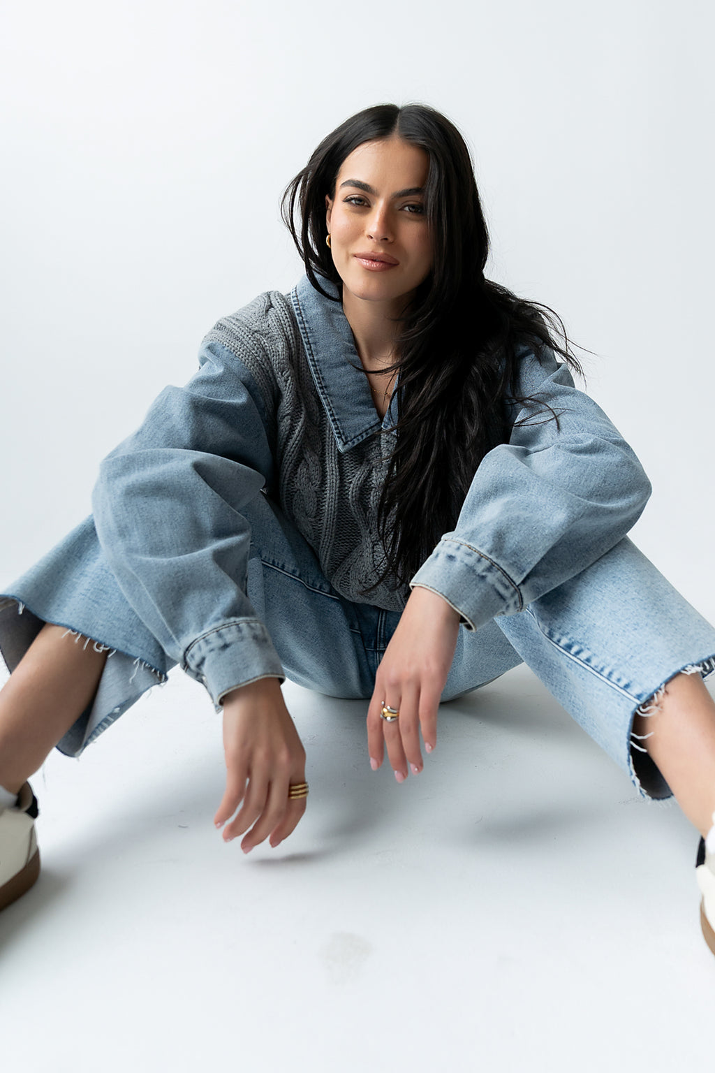 Selena Mixed Media Sweater - FINAL SALE
