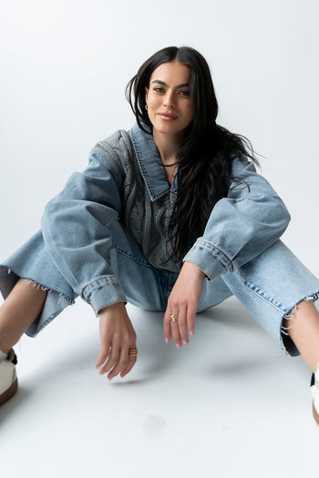 Selena Mixed Media Sweater - FINAL SALE