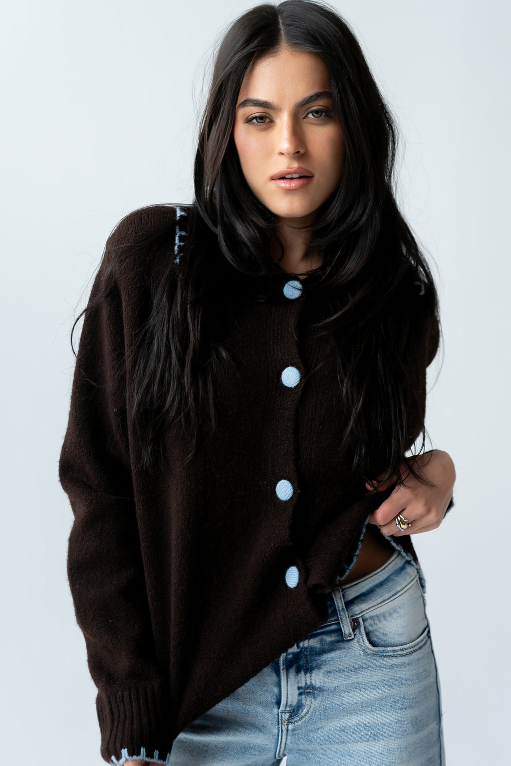 Michelle Contrast Sweater - FINAL SALE