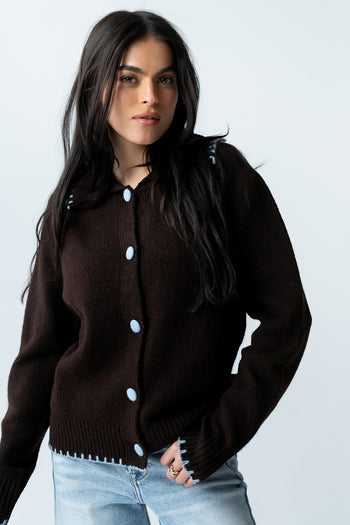 Michelle Contrast Sweater - FINAL SALE