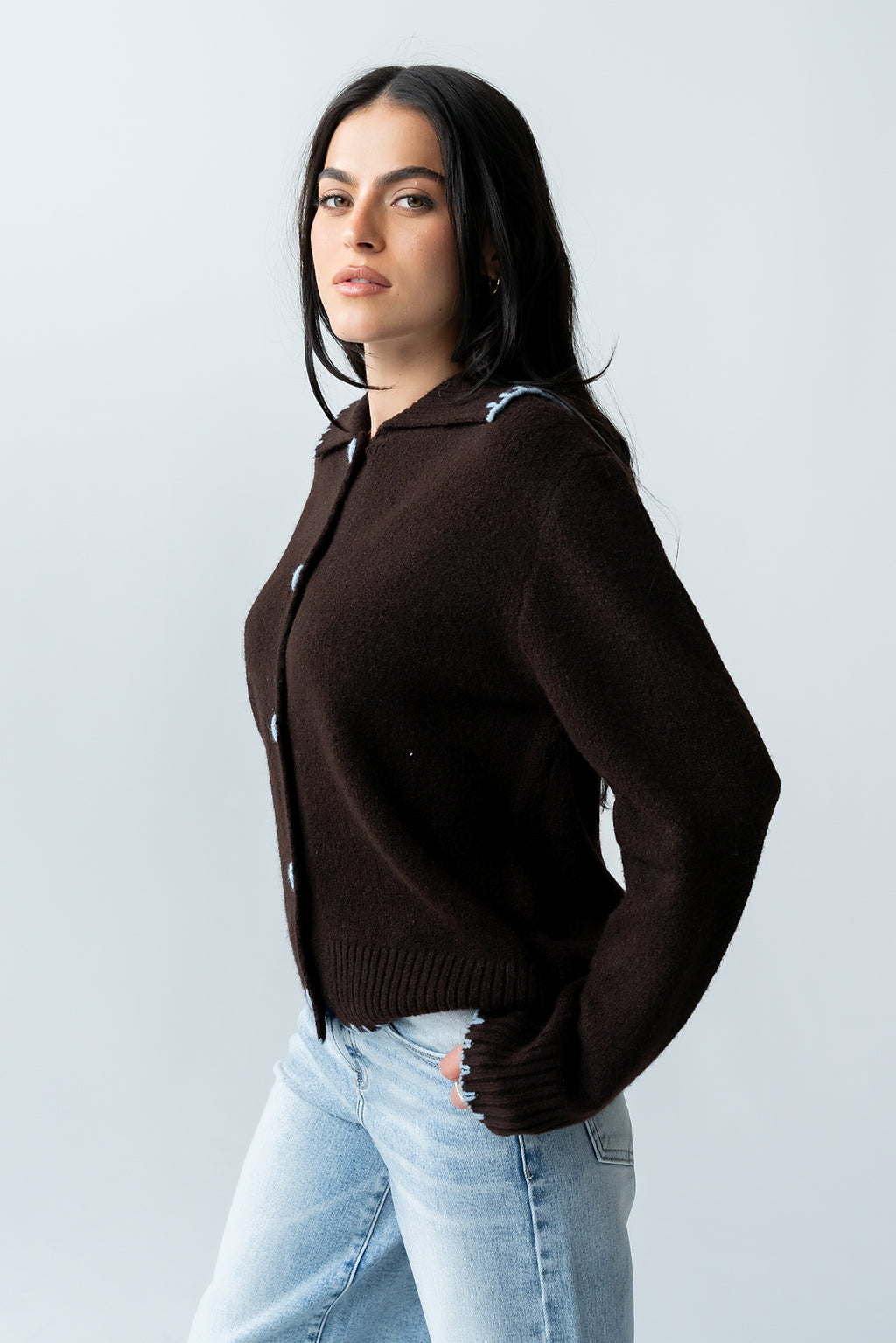 Michelle Contrast Sweater - FINAL SALE