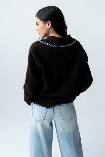 Michelle Contrast Sweater - FINAL SALE