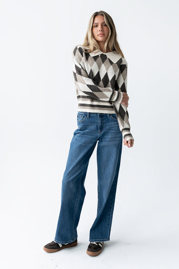 Hallie Argyle Sweater - FINAL SALE
