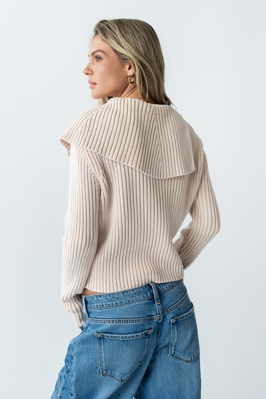 Beth Knit Jacket in Blush