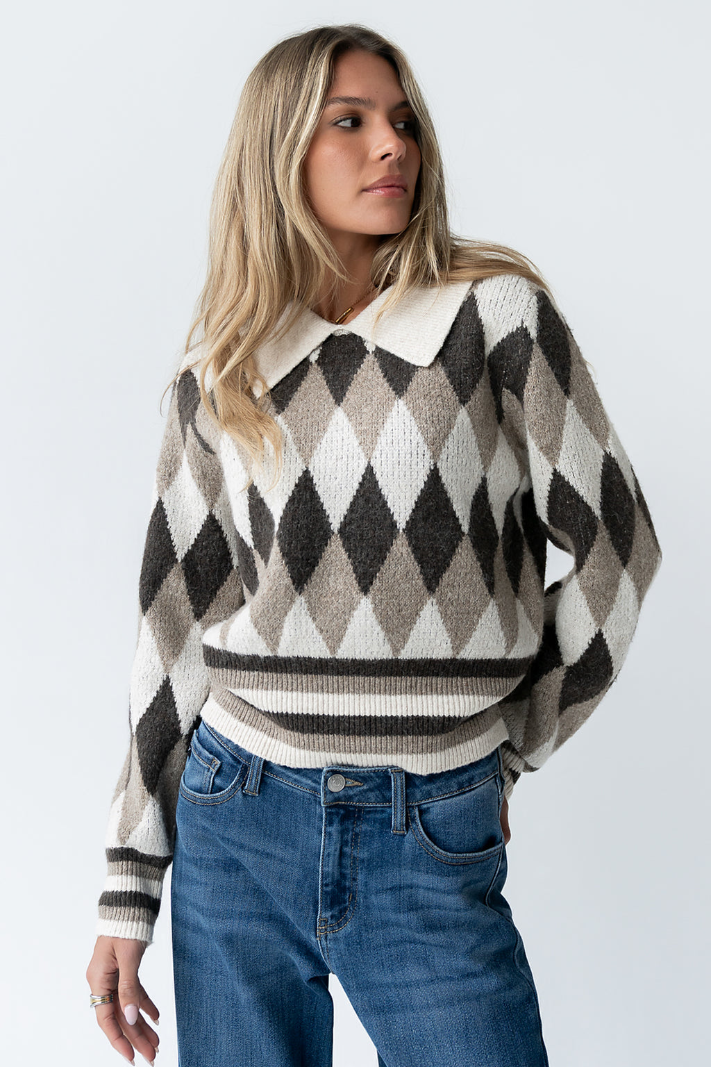 Hallie Argyle Sweater - FINAL SALE