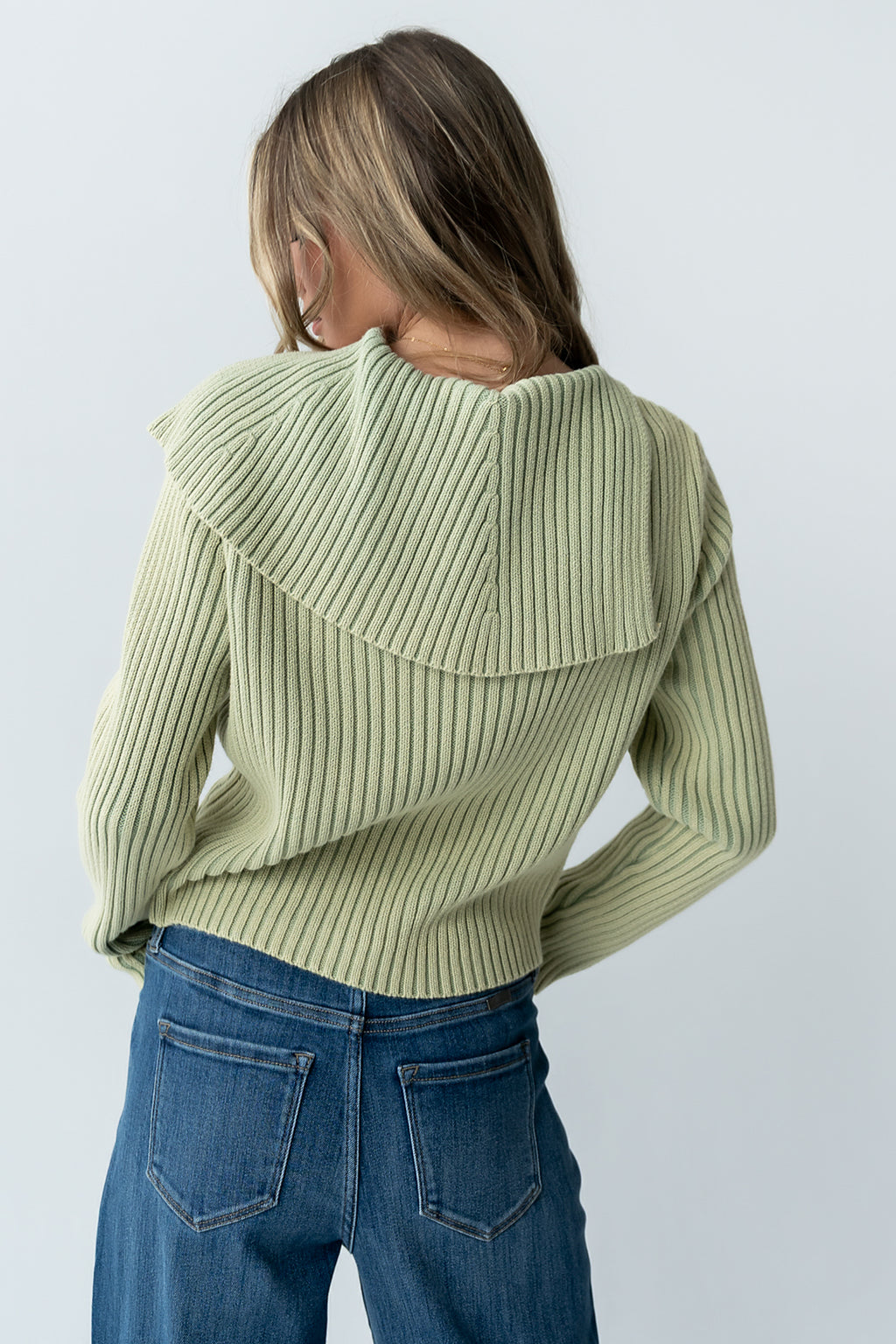 Beth Knit Jacket in Green