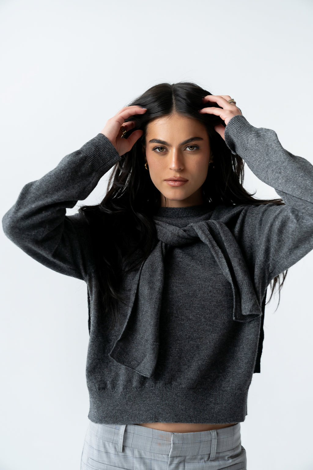 Raegan Tie Sweater - FINAL SALE
