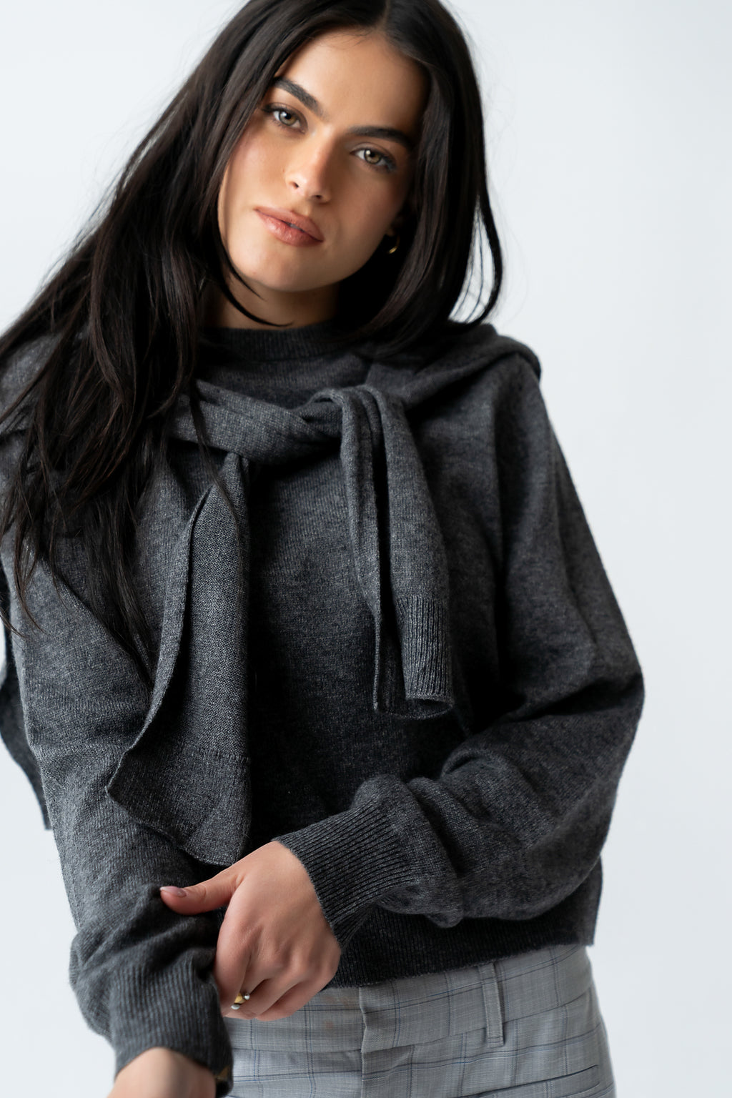 Raegan Tie Sweater - FINAL SALE