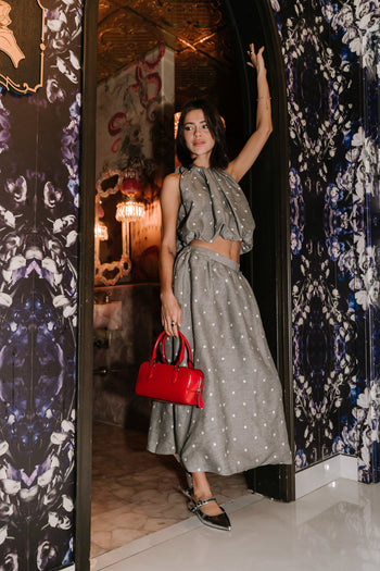 Jozie Polka Dot Midi Skirt - FINAL SALE