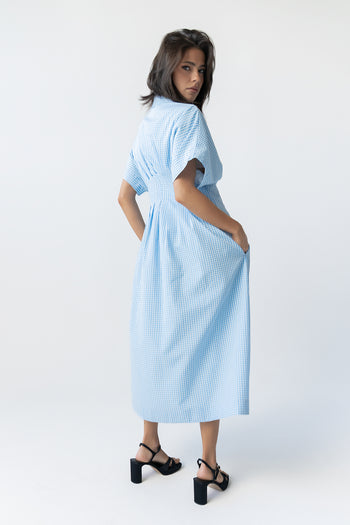 Collins Maxi Dress in Blue