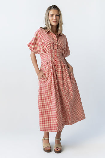 Collins Maxi Dress in Red