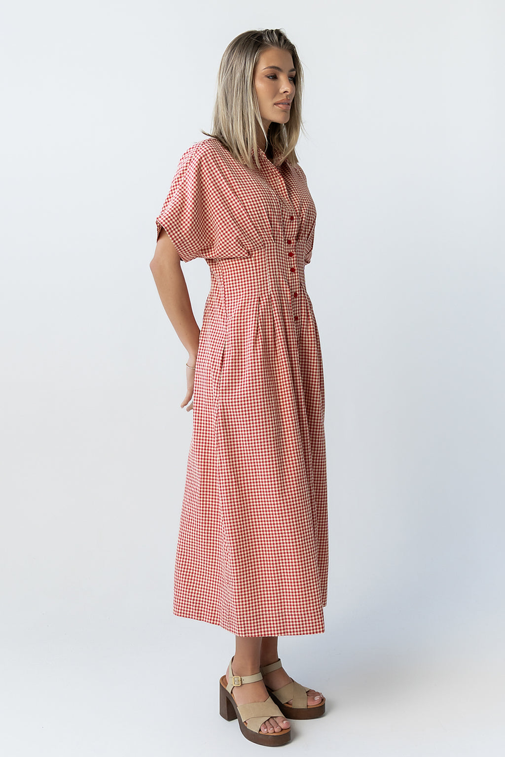 Collins Maxi Dress in Red