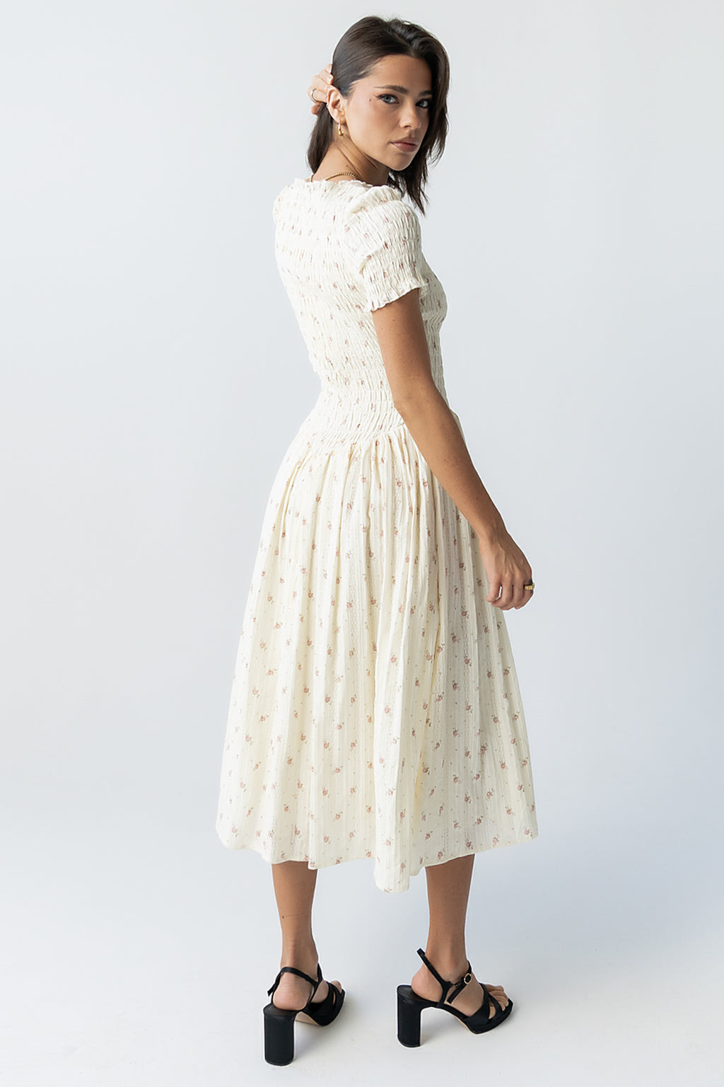 Jenny Smocked Midi Dress Jenny Smocked Midi Dress