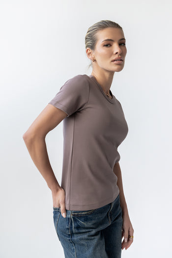 Mckenna T-Shirt in Plum