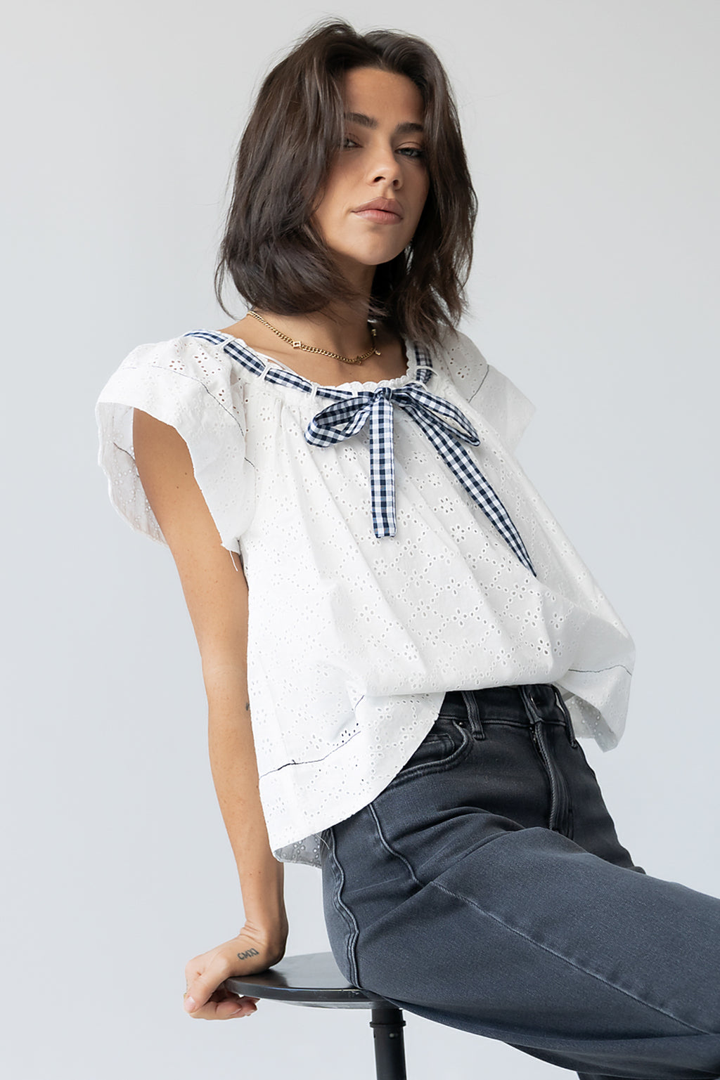 Margot Embroidered Blouse