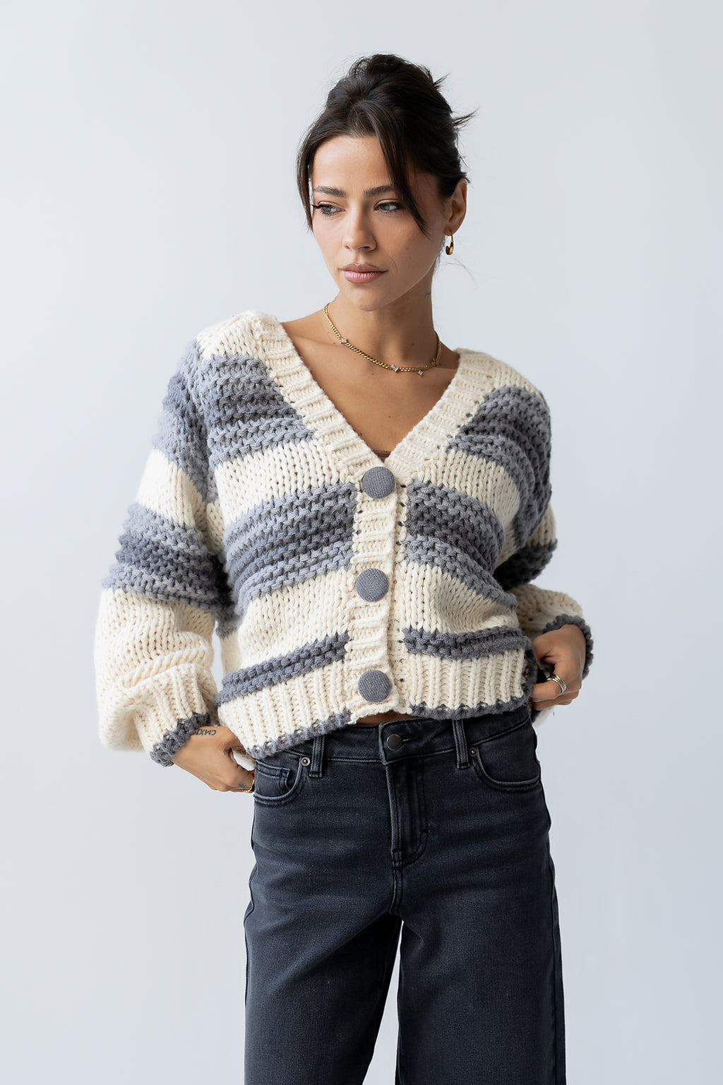 Rachelle Chunky Knit Cardigan - FINAL SALE