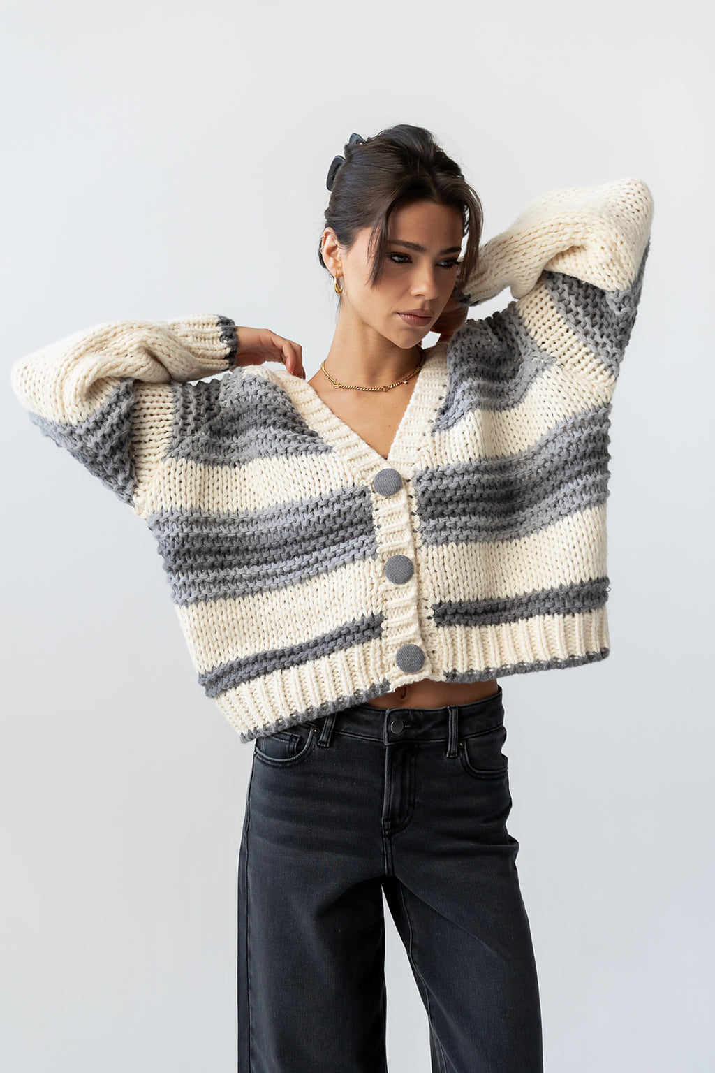 Rachelle Chunky Knit Cardigan - FINAL SALE