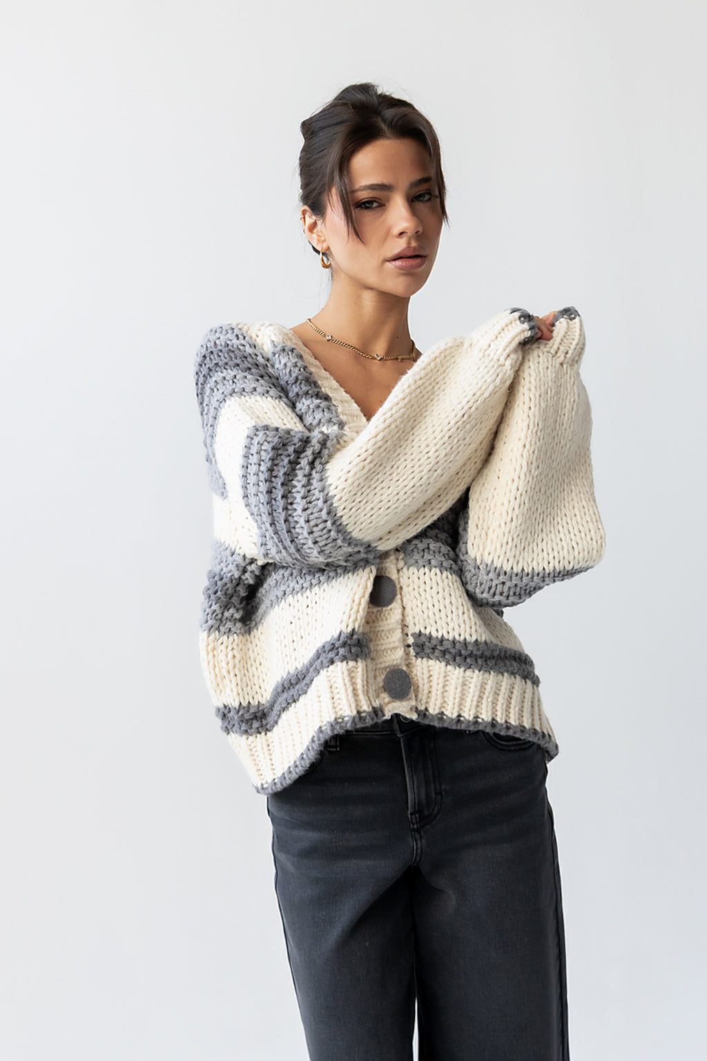 Rachelle Chunky Knit Cardigan - FINAL SALE