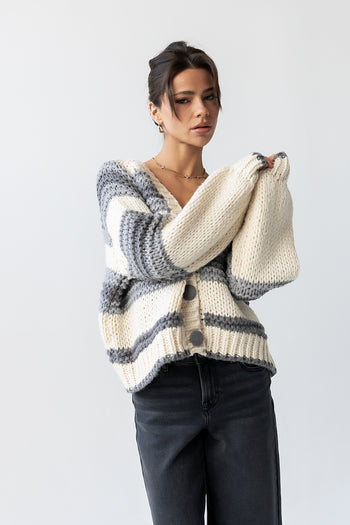 Rachelle Chunky Knit Cardigan - FINAL SALE