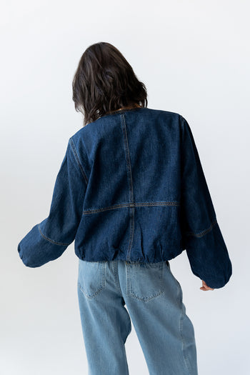Maggie Denim Bubble Jacket - FINAL SALE
