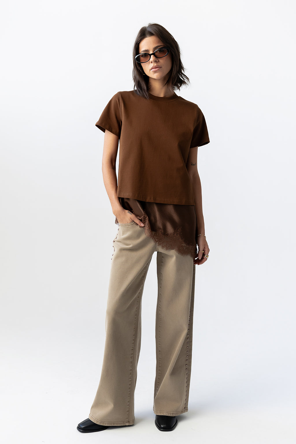 Judy Tee in Brown - FINAL SALE