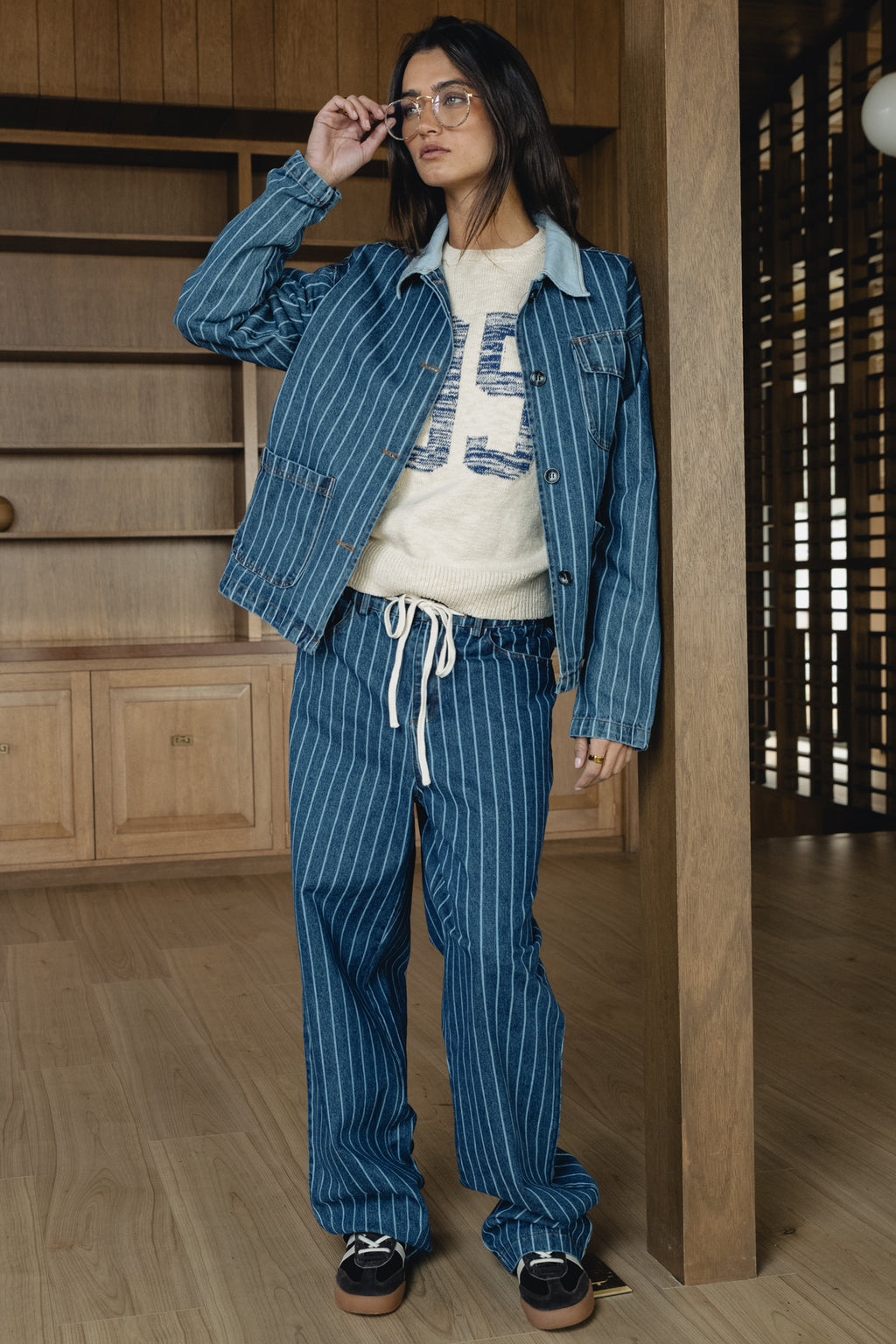 Mina Striped Button Up