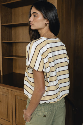Ellie Striped Bubble Top - FINAL SALE