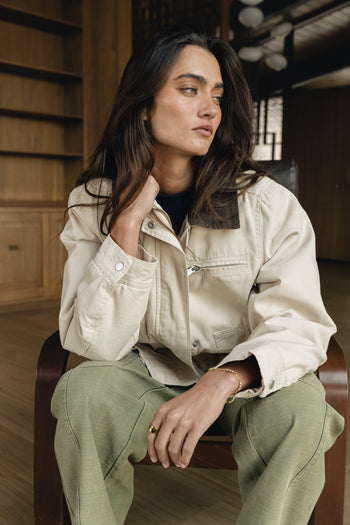Ember Barn Jacket in Ecru