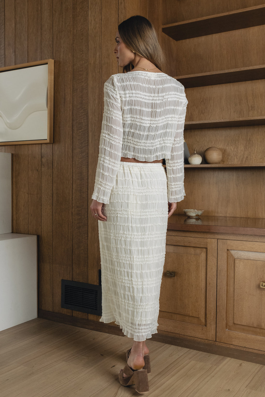 Marcus Chiffon Blouse in Cream